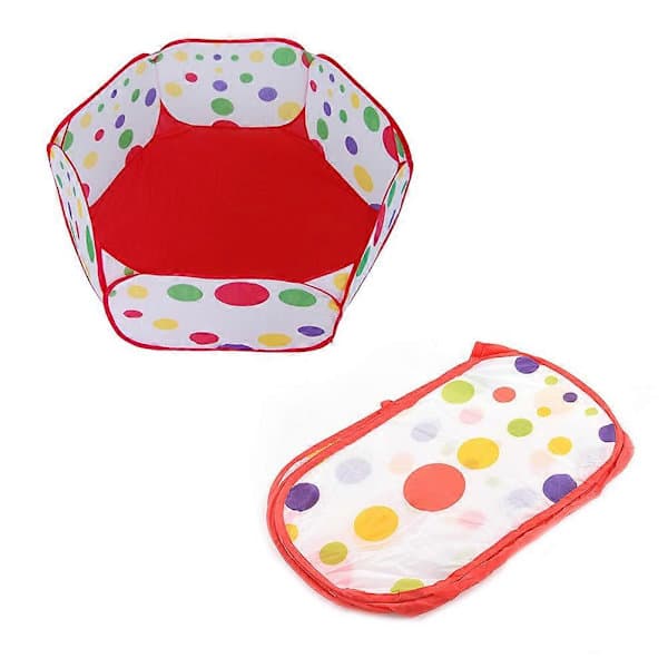 Sammenleggbar ballbinge for barn, ideell for camping og moro i hagen, 100x100x30cm, 1 pakke