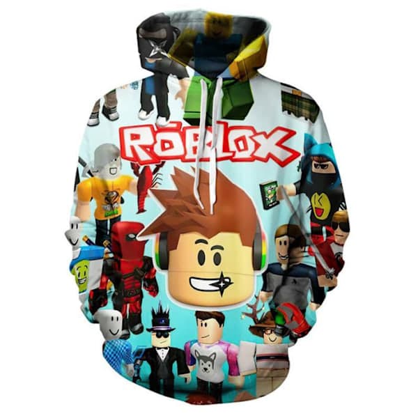 ROBLOX hettejakke for gutter, lang ermet med hette D