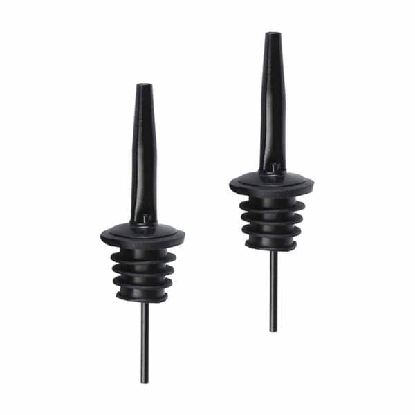 2-pack timelpip drypp kork flaskepip dose ørepipe i metall svart