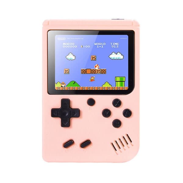 500-i-1 Retro Gameboy Maskin Mini Håndholdt Videospillkonsoll Innebygde Klassiske Spill Spiller Barn Voksen Morsom Leke Gaver Blå[mo]
