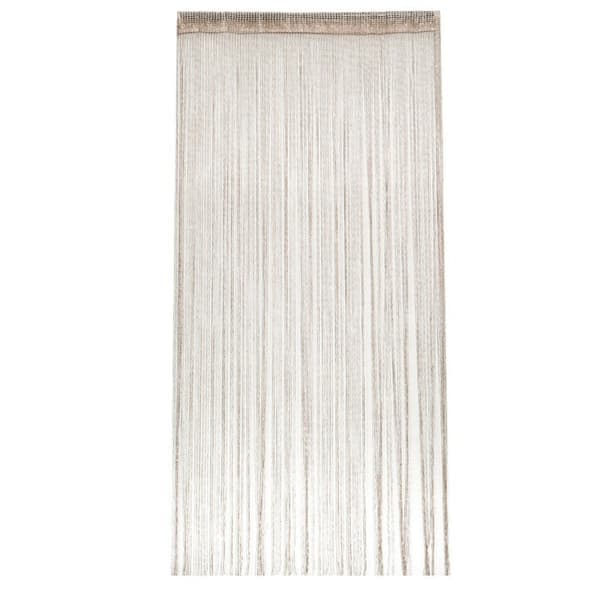 Hengende perlegardin Strenggardin CHAMPAGNE