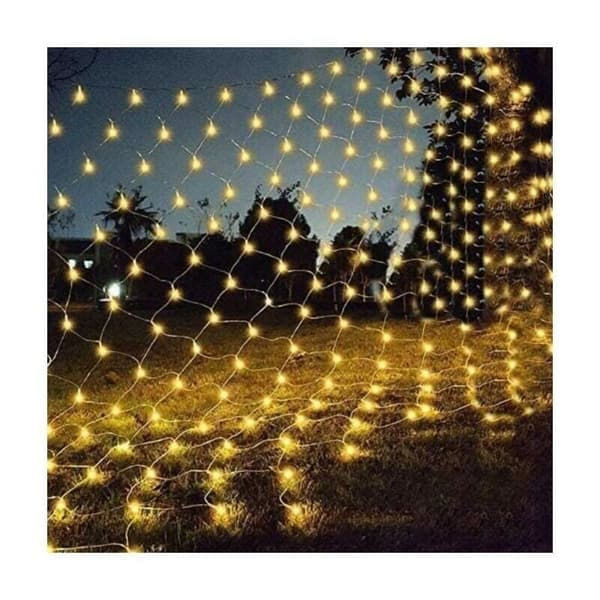Nettlys, 192 LED-nettlys 3M X 2M 8 energimodusser Vanntett, dimbar for soverom julebryllupsfest hjemmehage, varm hvit