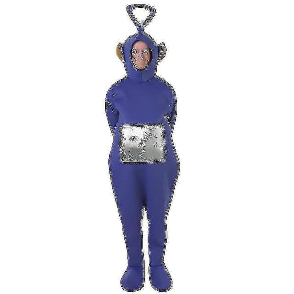 4 Farger Teletubbies Roll Voksen Morsom Kostyme W-Perfekt Lilla