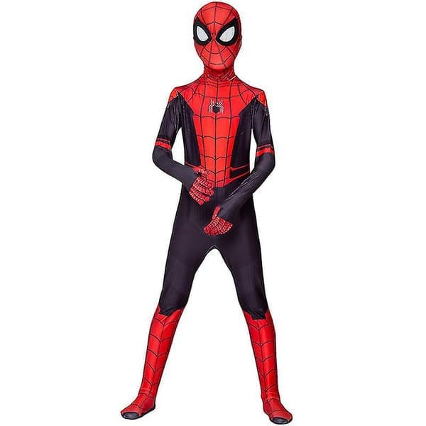 Cosplay Spider-man Spiderman Kostyme Voksen Barn Outfit -a