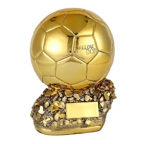 FIFA Ballon d'Or Trofé Kopi Suvenir Dekorasjon (FMY) Gull Gull Gull 15CM