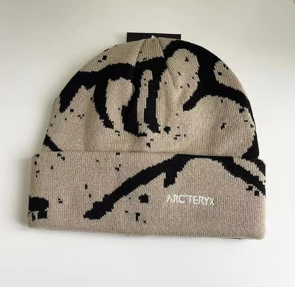 Arc'teryx Grotto Jacquard Strikket Lue ullue-khaki