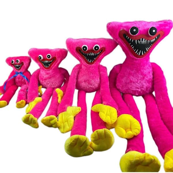 Poppy Playtime Plysjleketøy Rosa 40cm, Kissy Missy Kosedukke, Mykt Plysjleketøy for Barn 40cm