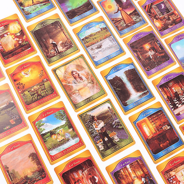 Akashic Tarotkort Engelsk Brettspill Divinasjon Resonnering Flerspiller Spill