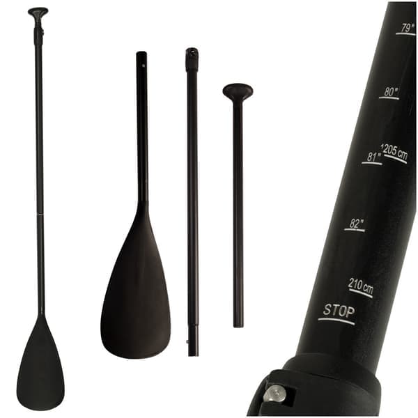 SUP-padle justerbar 170-210 cm sammenleggbar 2-delt svart