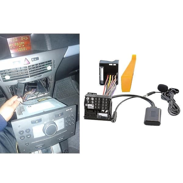 Bil Bluetooth 5.0 Aux-kabel Mikrofon Håndfri Mobiltelefon Gratis Samtale Adapter For Opel Cd30 Mp