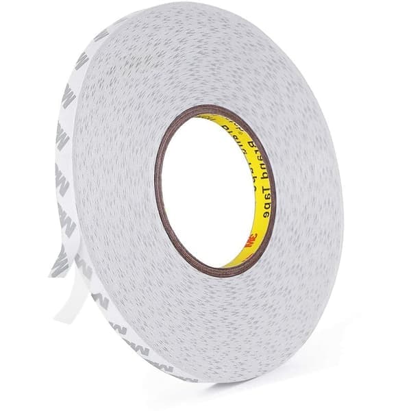 Dobbeltsidig tape, transparent 3M 9080 sterk dobbeltsidig tape Lengde 50 m, Bredde 10 mm, Tykkelse 0,15 mm for håndverk