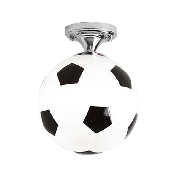 Fotball LED taklampe med svart fotballstang