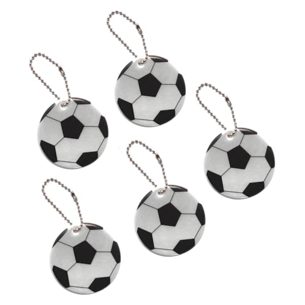 Reflex - Familiepakke - Fotball - Svart/Hvit - 5 stk