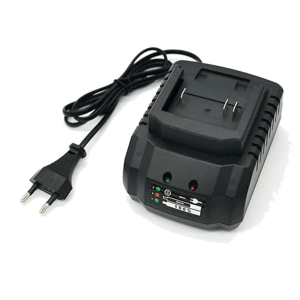 Lader kompatibel med Makita Lithium 18v-21v batteri Bruk strøm Eu plugg svart ingen