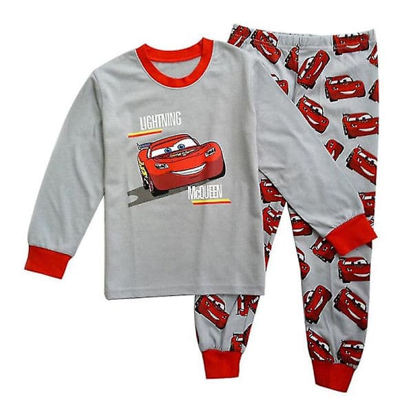 Biler Lynet McQueen Gutter Barn Pyjamas Sett Nattøy Antrekk-FF