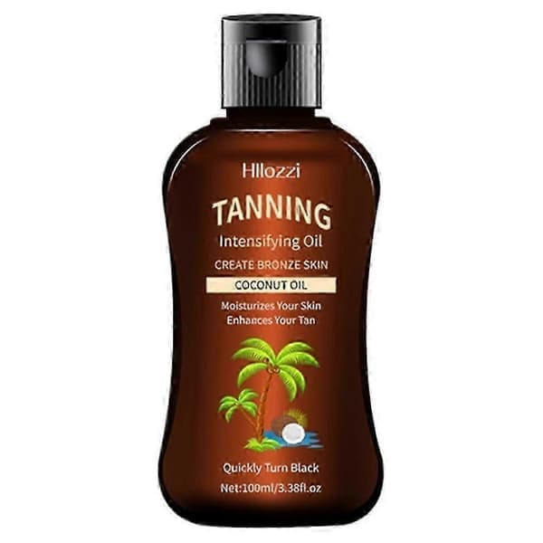 Kokosnøttolje for soling Tropisk sololje for en gyllen glød 100 ml