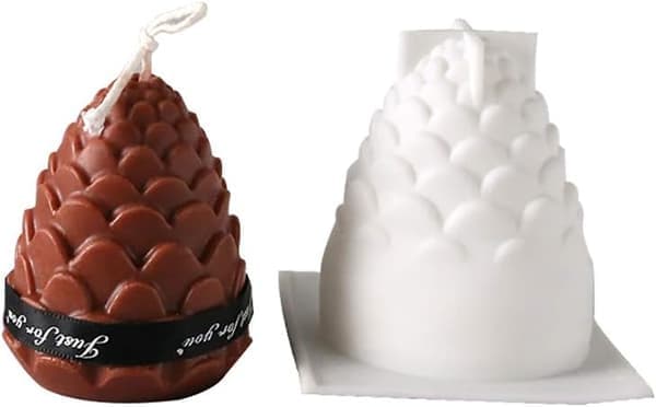 Silikonformer DIY Lyslaging Form 3D Silikonform Soyavoks