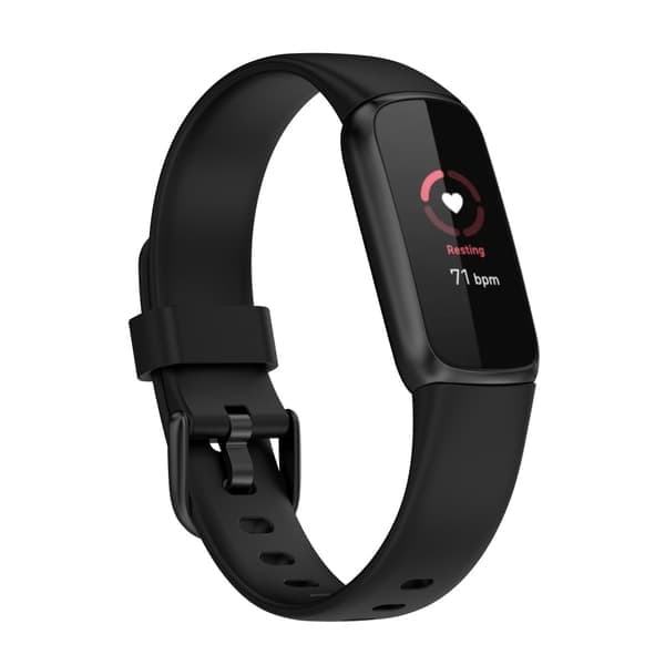 Silikonrem Fitbit Luxe Svart (S)