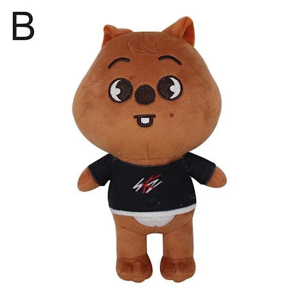 Skzoo - Stray Kids 20cm Dukke, Plysjleke, Chan Leebit Dwaekki Jiniret Han Quokka, For Fans, Søt Gave[HK]