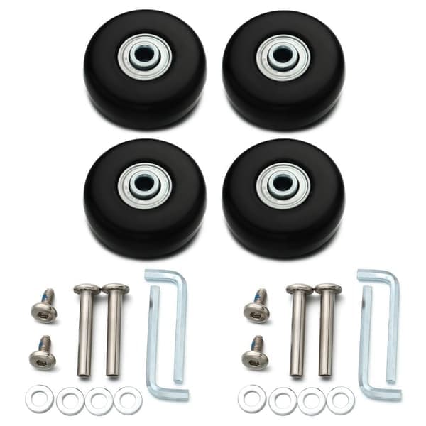 Koffertdeler Aksler Reisebagasje Hjul 75MM*24MM4PCS 4PCS