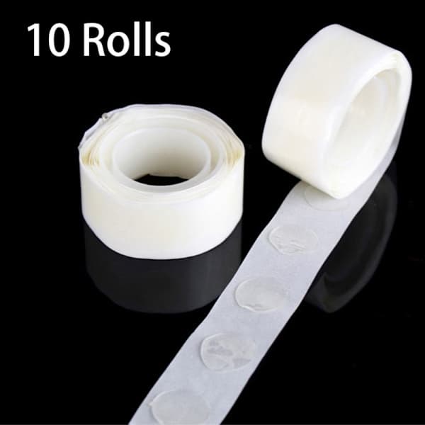 10 ruller ballonglim prikk lim tape ballong klistremerke