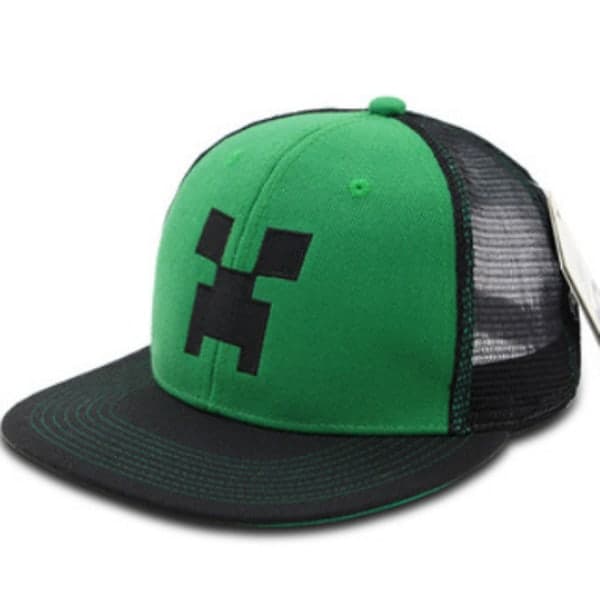 Minecraft Snapback Baseball Caps Menn Kvinner Bomull Baseball Caps Pustende Solhatt