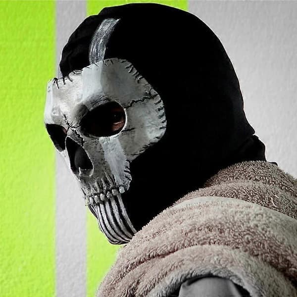 Ghost Mask V2 - Operator MW2 airsoft COD Cosplay Airsoft Taktisk Dödskalle Helmask-FM-