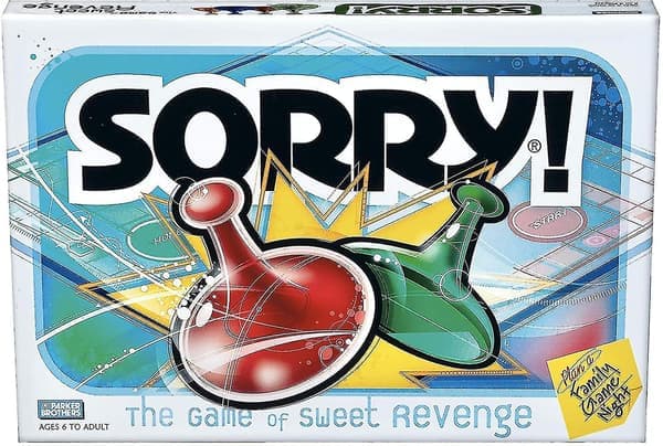 Hasbro Gaming Beklager! Parker Brothers Familiebrettspill For 2 Til 4 Spillere Fra 6 Šr Og Oppover For Voksen Ungdom Barn