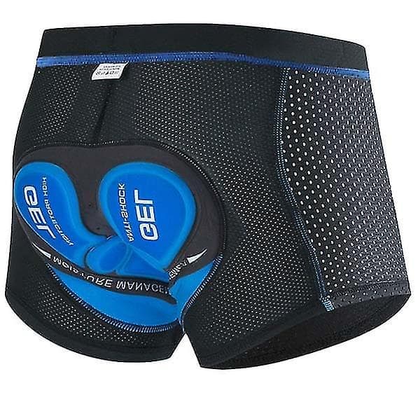 Sykkelshorts for menn 3d Polstret Gel Sykkel Undershorts Pustende Sykkelundertøy Sykkelshorts