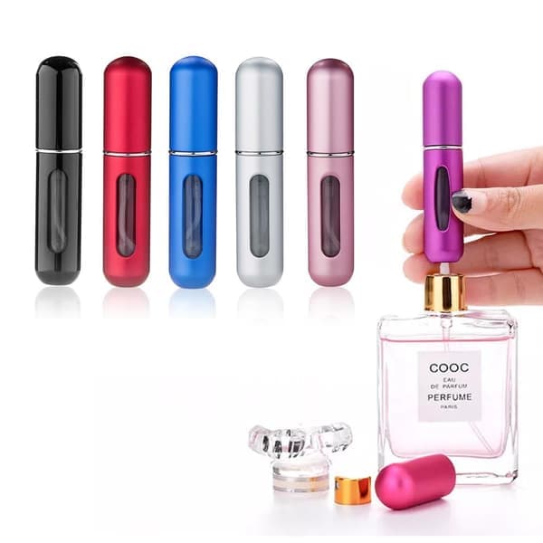 2-Pak - Påfyllbar Parfymeflaske / Sprayflaske - 5 ml