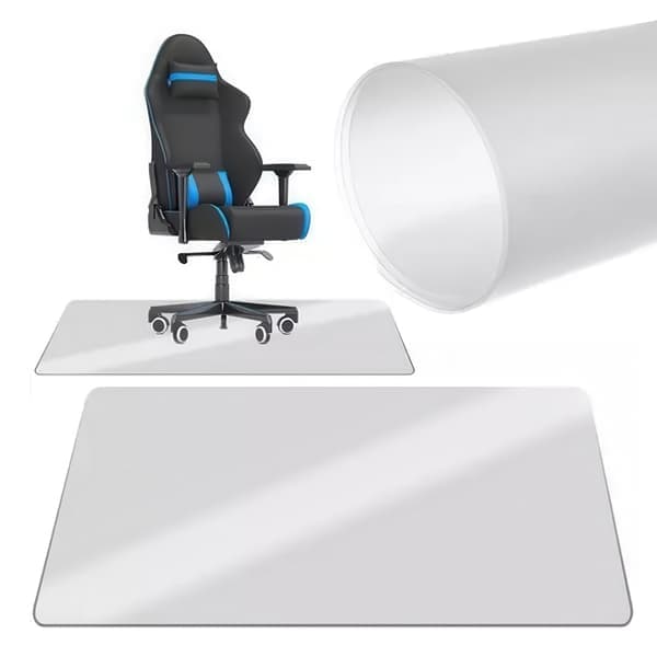 Gulvbeskyttelsesmatte til Stol / Stolmatte - 90x130cm