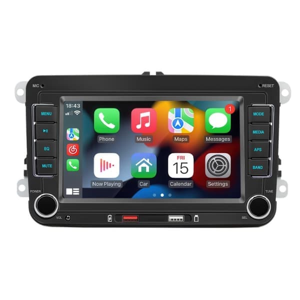 F9070W Bilradio / CarPlay & Android Auto - 7 Tommer for Volkswagen