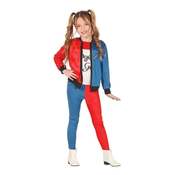 Harley Quinn / Dangerous Girl - Barn Maskeraddräkt