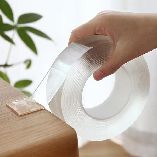 Magisk Nanotape / Dobbelsidig Tape – Gjenbrukbar