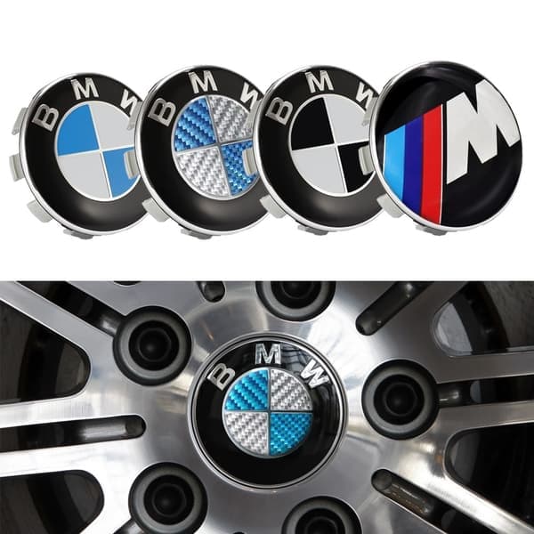 BMW Senterkopper / Hjulnav Bil Emblem - 4-pak