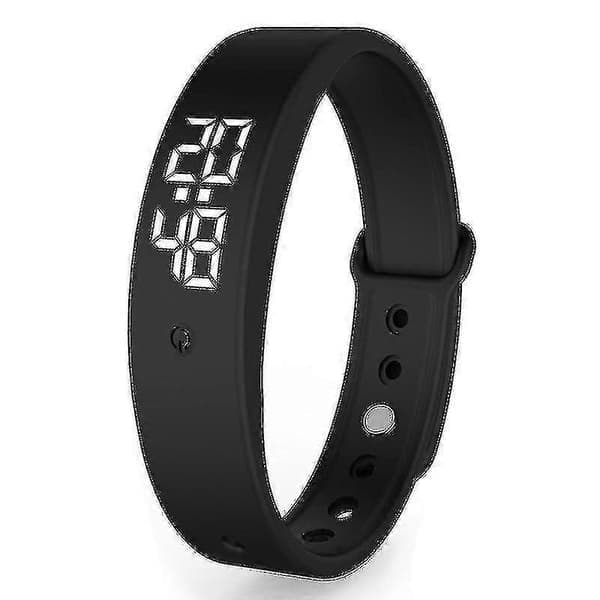 Smart Armbånd Vibrerende Vekkerklokke Skritteller Oppladbart Armbånd (FMY)