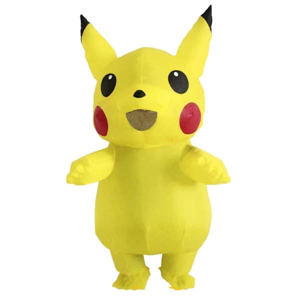 Oppblåsbar Pikachu-kostyme for voksne og barn - dukkerekvisitter Ny Flamingo Spesialmateriale {sl} Pikachu spesialmateriale Voksne 150-190cm