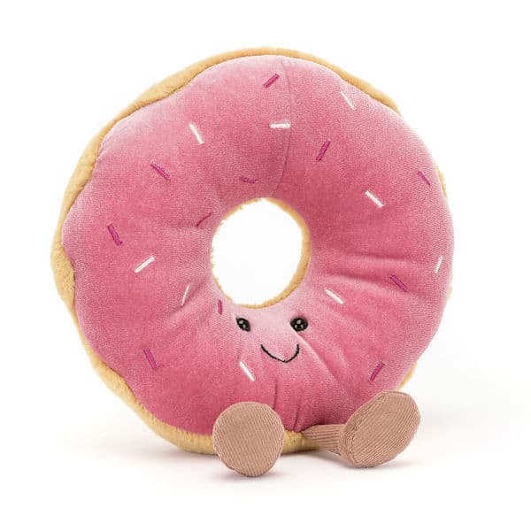 Jellycat Donut Kosedyr, Myk Leke, Morsom Dekor og Gave