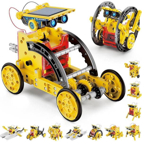 Solar Robot Kit, Robotleker for Gutter 7-12 Šr, Guttegave 7-12 Šr, Leker for Gutter 7 8 9 10 11 12 Šr, Konstruksjoner PL A