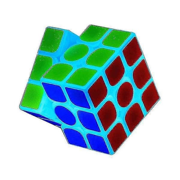 3x3 Lysende Magisk Hastighetskube 3D Hjerne IQ-puslespill For Barn Og Voksne