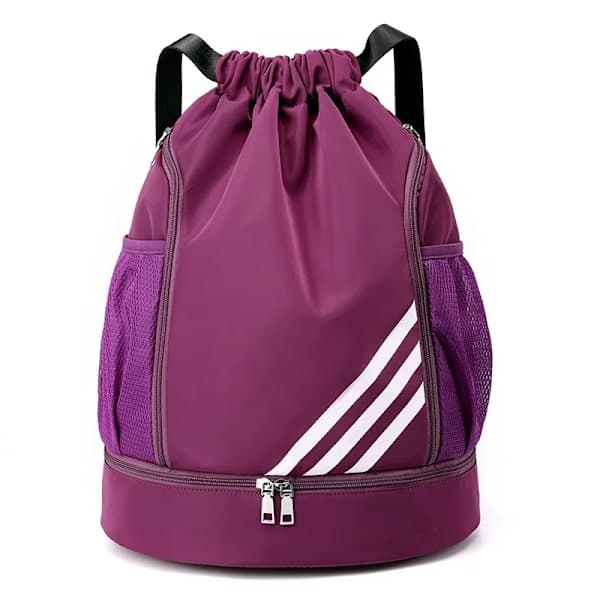 Ny Gym Sports Bag Dame Glidelås Bolsas Lilla