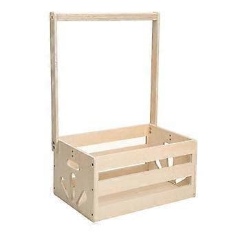 Trekasse for Babyshower Garderobe Babyshowerkurv Glatt Kant Gradfri Stor Kapasitet Enkel Montering Oppbevaringskurv-FQ-