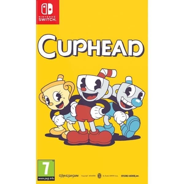 Cuphead Fysisk Utgave Switch Spill