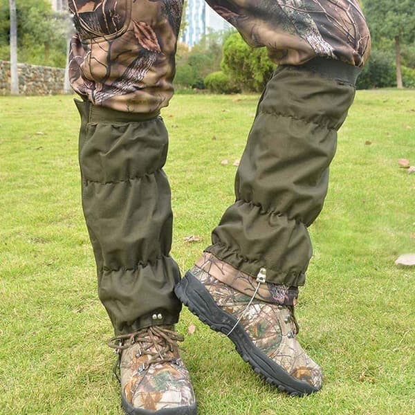 Gamasjer Slangebittbeskyttelse Gamasjer for Legger Gamasjer for Fotturer, Jakt, Slanger, Vanntett, Snøskodeksler, One Size Fits Most Justerbar