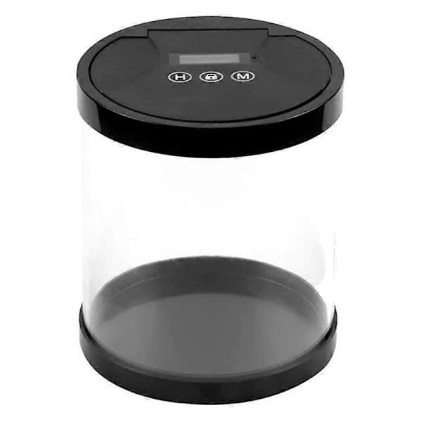 Elektronisk tidslås boks timer lås beholder svart{KDO}