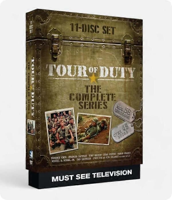 TOUR OF DUTY Komplett Serie Sesong 1-3 - (DVD 11-Disc Box Set) engelsk versjon