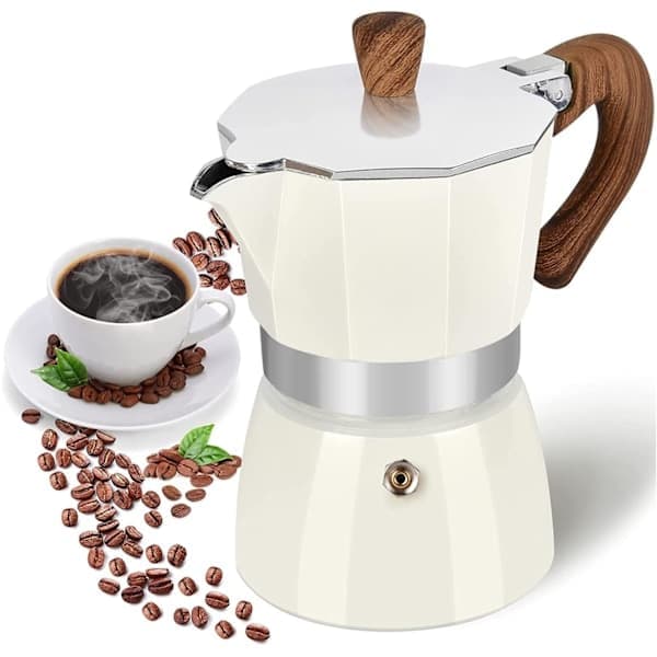 Espressomaskin, 3 Espresso Kopper Moka Pot - 150ml Manuell Kubansk Kaffemaskin Premium Aluminium Moka Italiensk Espresso