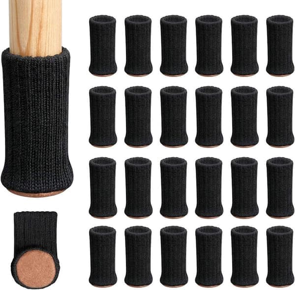 24 stk stolsøkker for stoleben, møbelben, sklisikre puter for passer til 2-4CM diameter stoleben