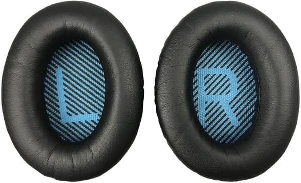 Reservedeler for øreputer til Bose QuietComfort QC 15 25 35 Øreputer for  QC15 QC25 QC35 SoundLink/SoundTrue Hodetelefoner (Svart)