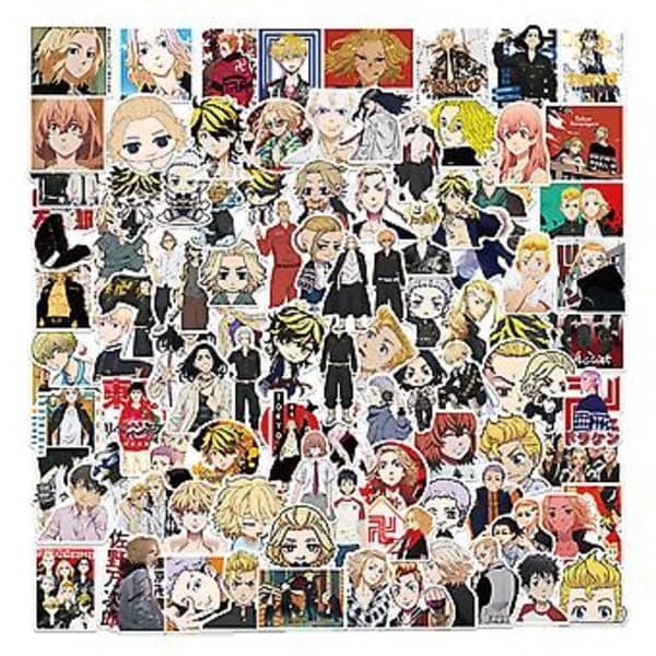 100 stk Anime-klistremerker Blandet pakke Anime-klistremerker Anime-klistremerkepakke Anime-merch Anime-romdekor
